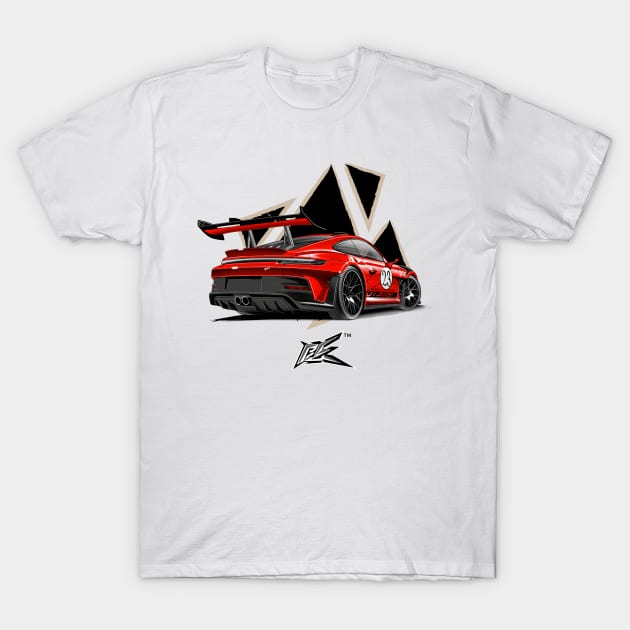 porsche 992 gt3rs T-Shirt by naquash